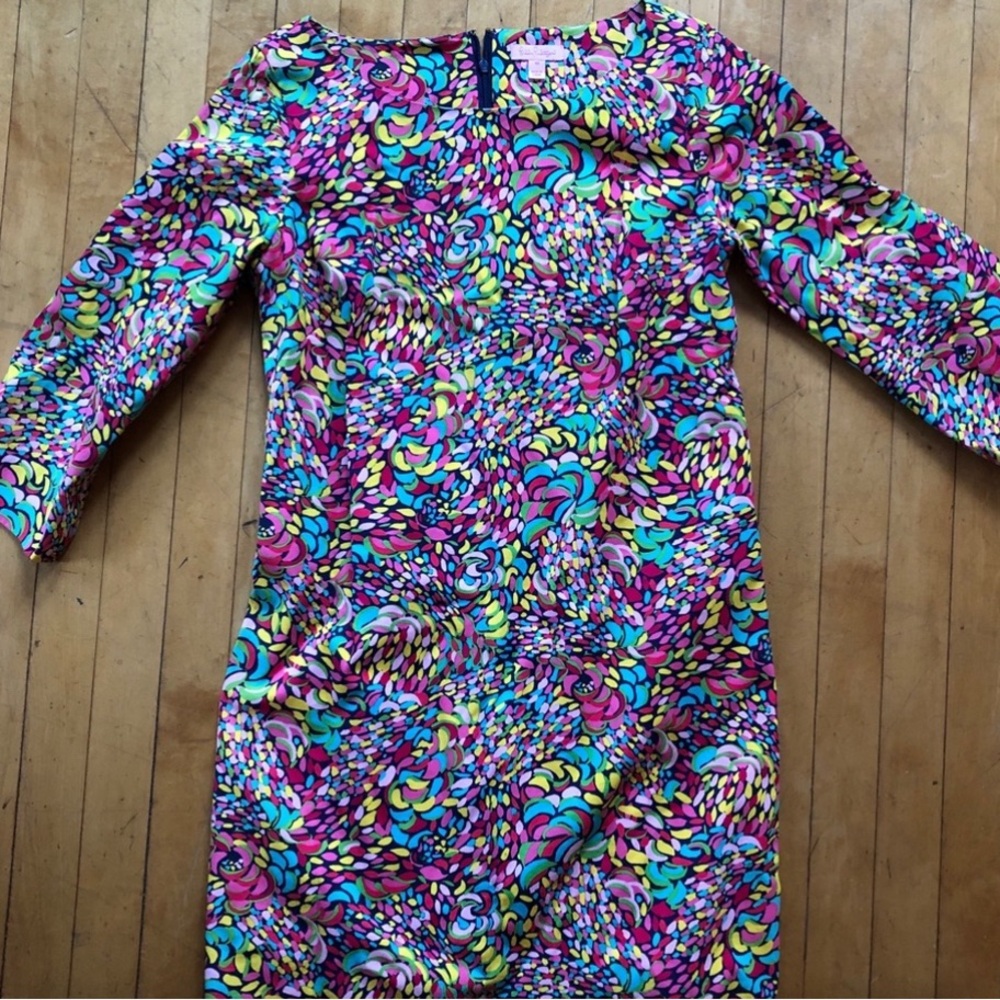 Lilly Pulitzer vintage Multicolor 3/4 Sleeve Dress